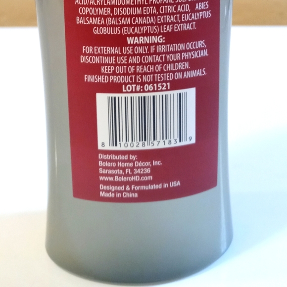Bolero Men's Shampoo/Conditioner & Body Wash Cedar Wood + Eucalyptus 13.… - Picture 5 of 5